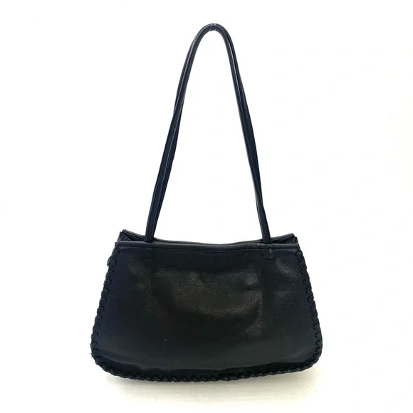 Betty Boop Leather Whip Stitch Embroidered Shoulder Tote w/Matching Wallet - Picture 6 of 16